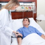 Patient having vitals checked by nurse: Smokedistrict Medical Marijuana & Cannabis Blog